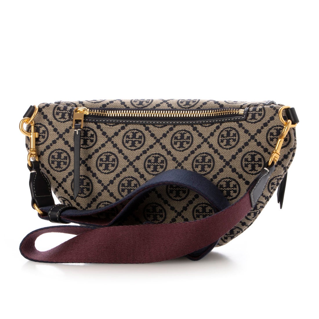 トリーバーチ TORY BURCH Tモノグラム ベルトバッグ （Tory Navy