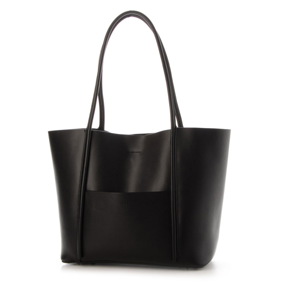 テスラ TESLA 本革 トート バッグ （ブラック） -アウトレット通販