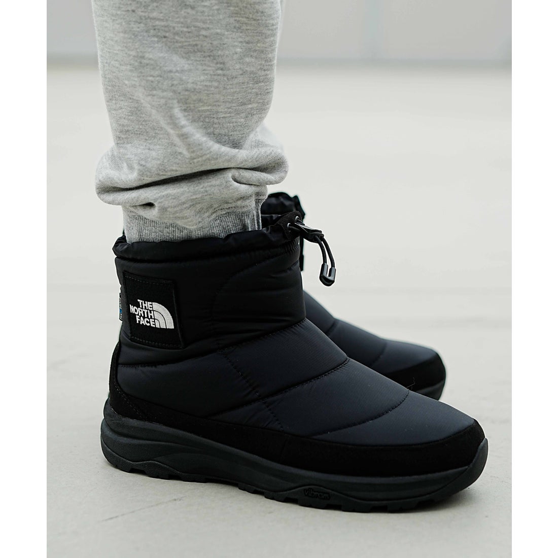 5回着用The North Face ヌプシ ショートブーツ ブラック 24㎝ THE