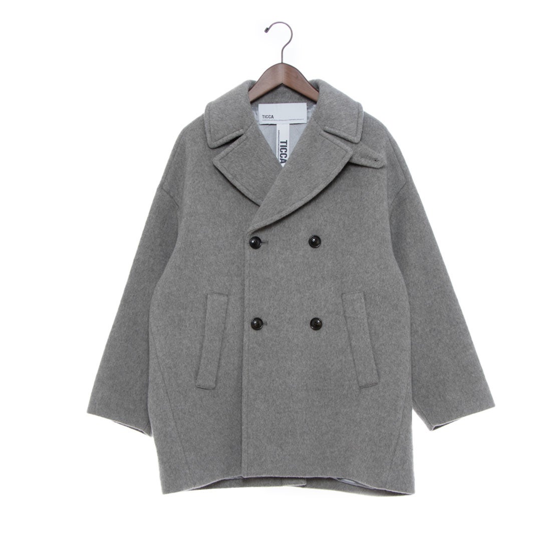 ティッカ TICCA TBDA-232 ピーコート （grey） - ファッション通販