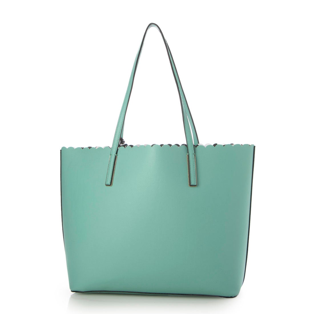トリーナターク TRINA TURK 上品なミントブルーが洗練されたトート