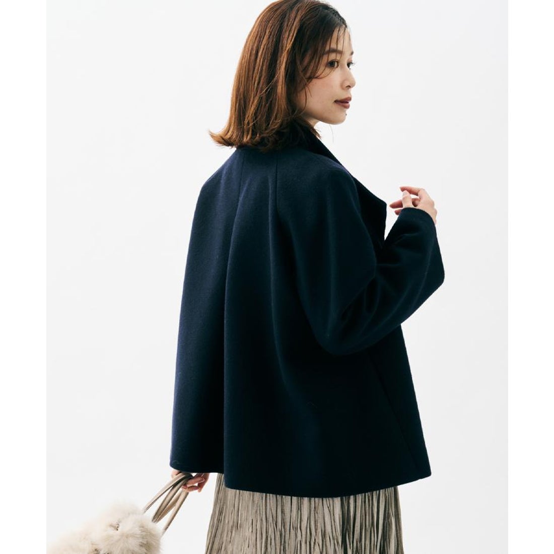 アンタイトル UNTITLED ウールショートコート （ベージュ(052