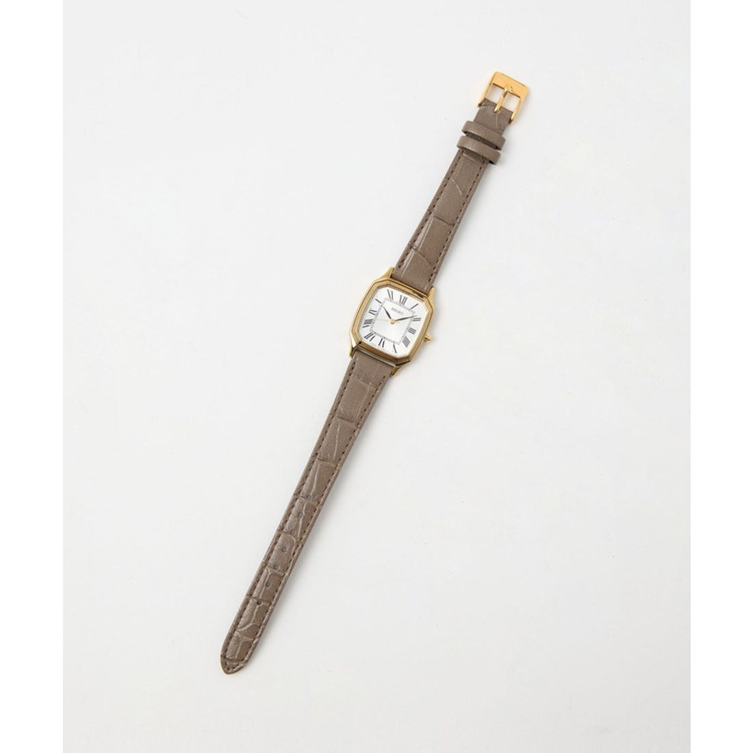 UNITED ARROWS 【別注】＜SEIKO＞スクエア レザー 腕時計2 （BLACK