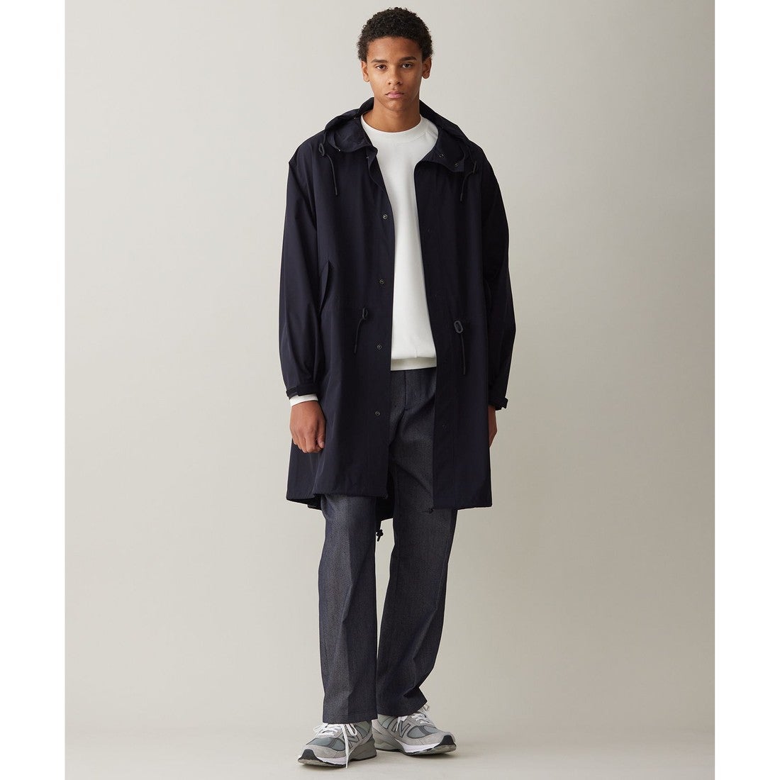 UNFILO ファインムーブ モッズコート （ネイビー） -靴＆ファッション