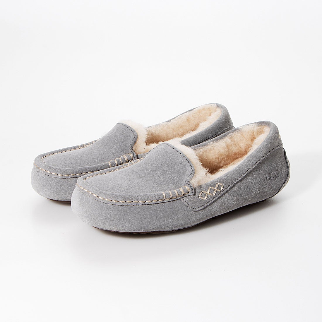アグ UGG アンスレー モカシン （ライトグレー） -靴＆ファッション