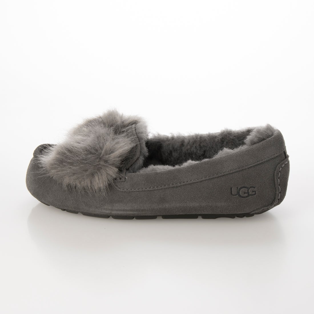 アグ UGG Ansley Puff Bow リボン モカシン （グレー） -waja bazar