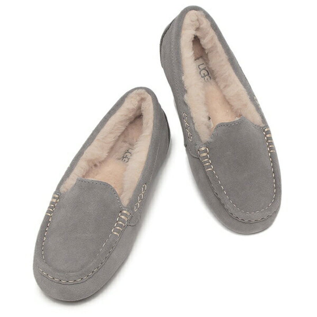 アグ UGG スリッポン デッキシューズ・モカシン アンスレー グレー
