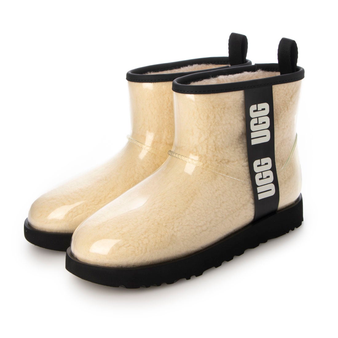 アグ UGG ☆クラシッククリアミニレインブーツ （アイボリー） -waja