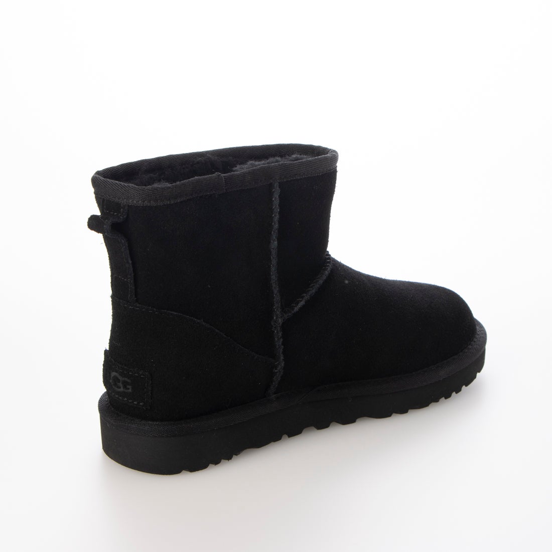 アグ UGG クラシックミニサイドロゴII ブーツ （ブラック） -waja