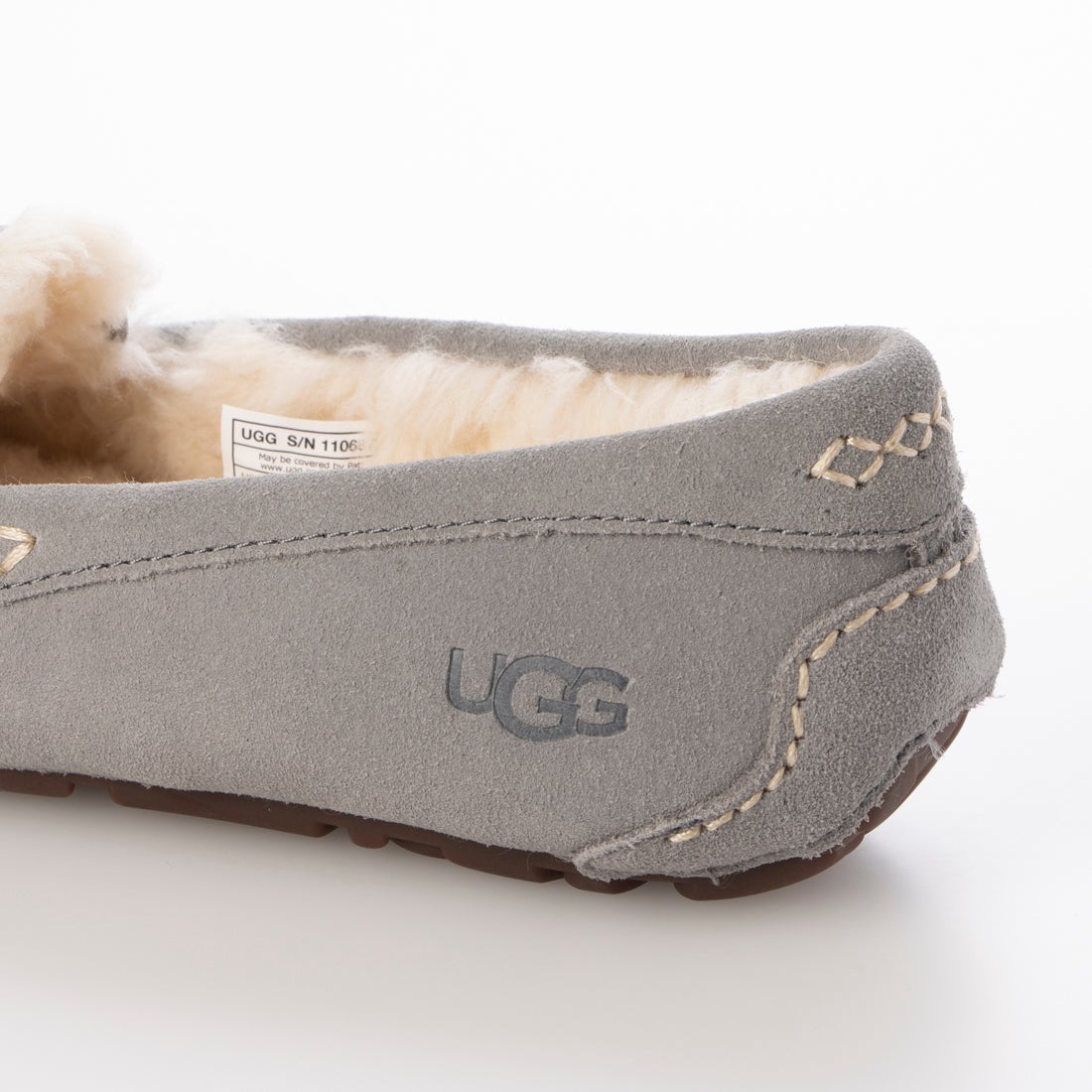 アグ UGG ANSLEY アンスレー レディース モカシン （ライトグレー