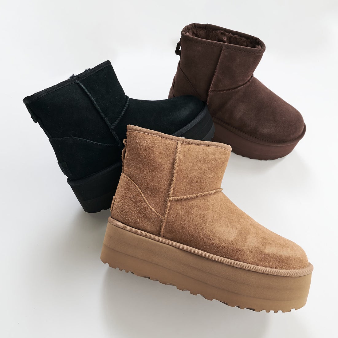 UGG アグ ムートンブーツ クラシック ミニ プラットフォーム