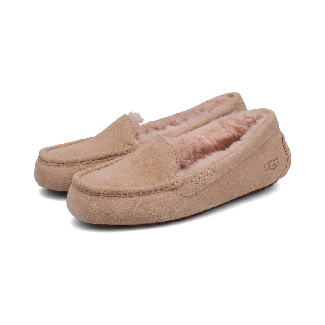 レア ハワイ購入 UGG ピンク モカシン ANSLEY アンスレー US7 レア