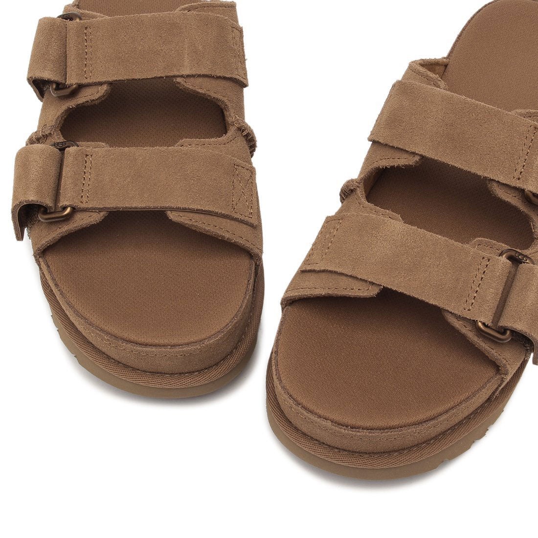 アグ UGG アグ 厚底 サンダル ゴールデンスターハイ スライド