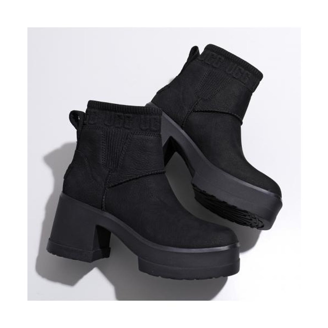 アグ UGG UGG ショートブーツ MOXY CHELSEA 1171475 レザー ニット