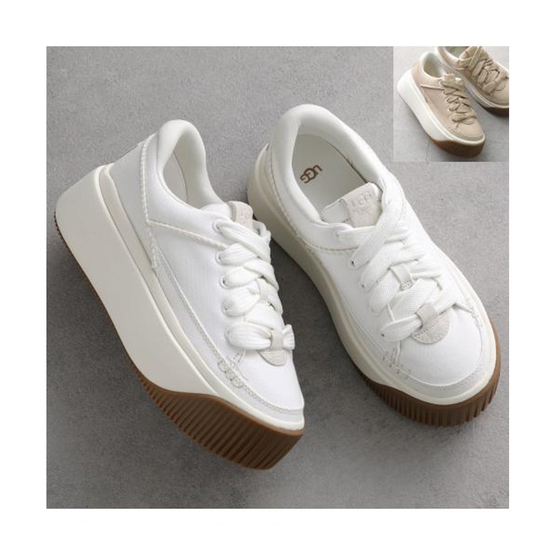 アグ UGG UGG スニーカー EZ-Duzzit Essential Lace Up 1167499 （WHT