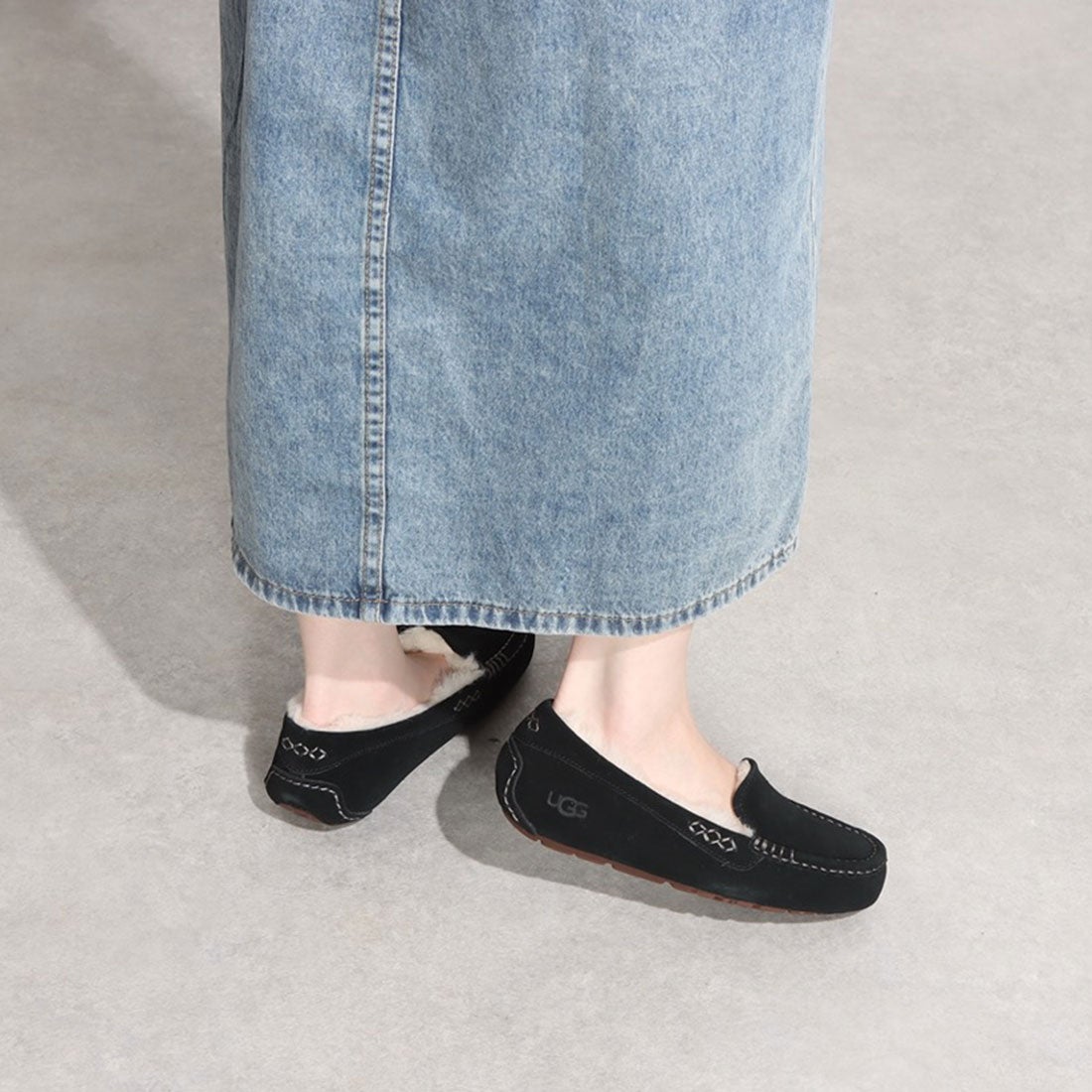 アグ UGG モカシン W ANSLEY ブラック UGG Ansley （BLACK