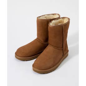 UGG ベージュ スリッポンムートンブーツ アグ チェスナット 厚底25cm