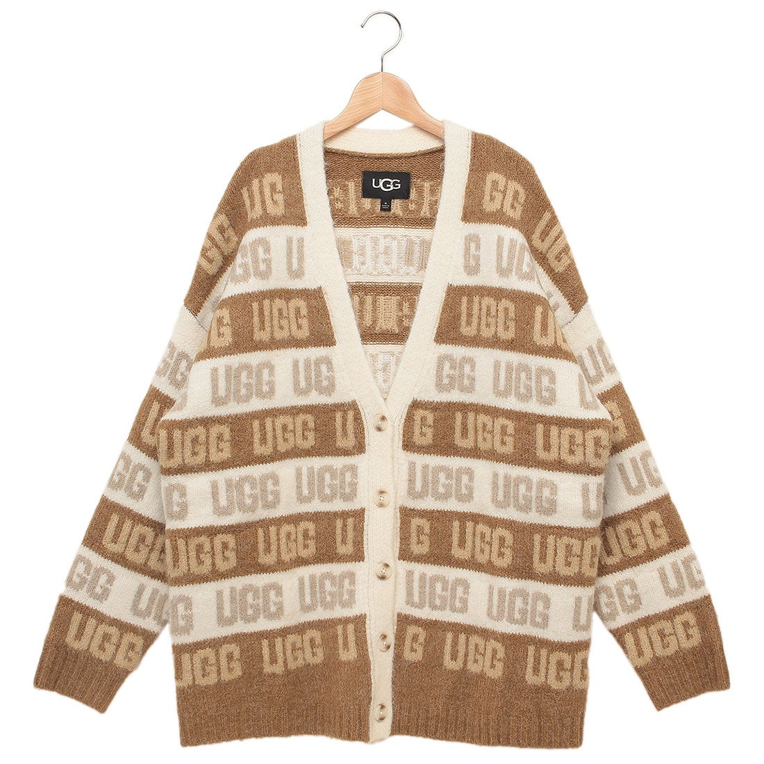 アグ UGG カーディガン ボレロ UGG グラフィックロゴカーディガン