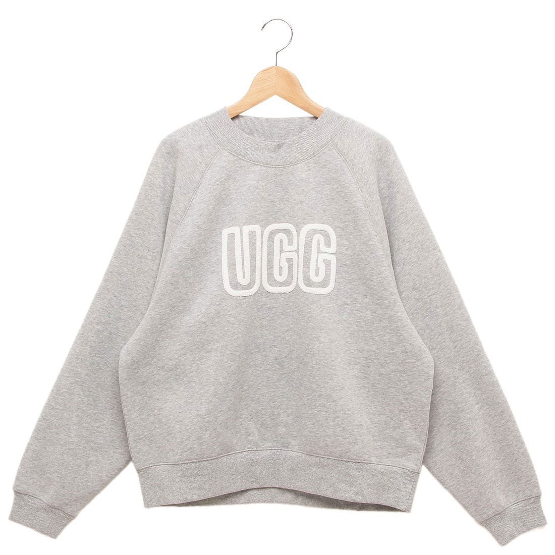 アグ UGG アグ スウェット UGG ロゴ クルーネック スウェット グレー