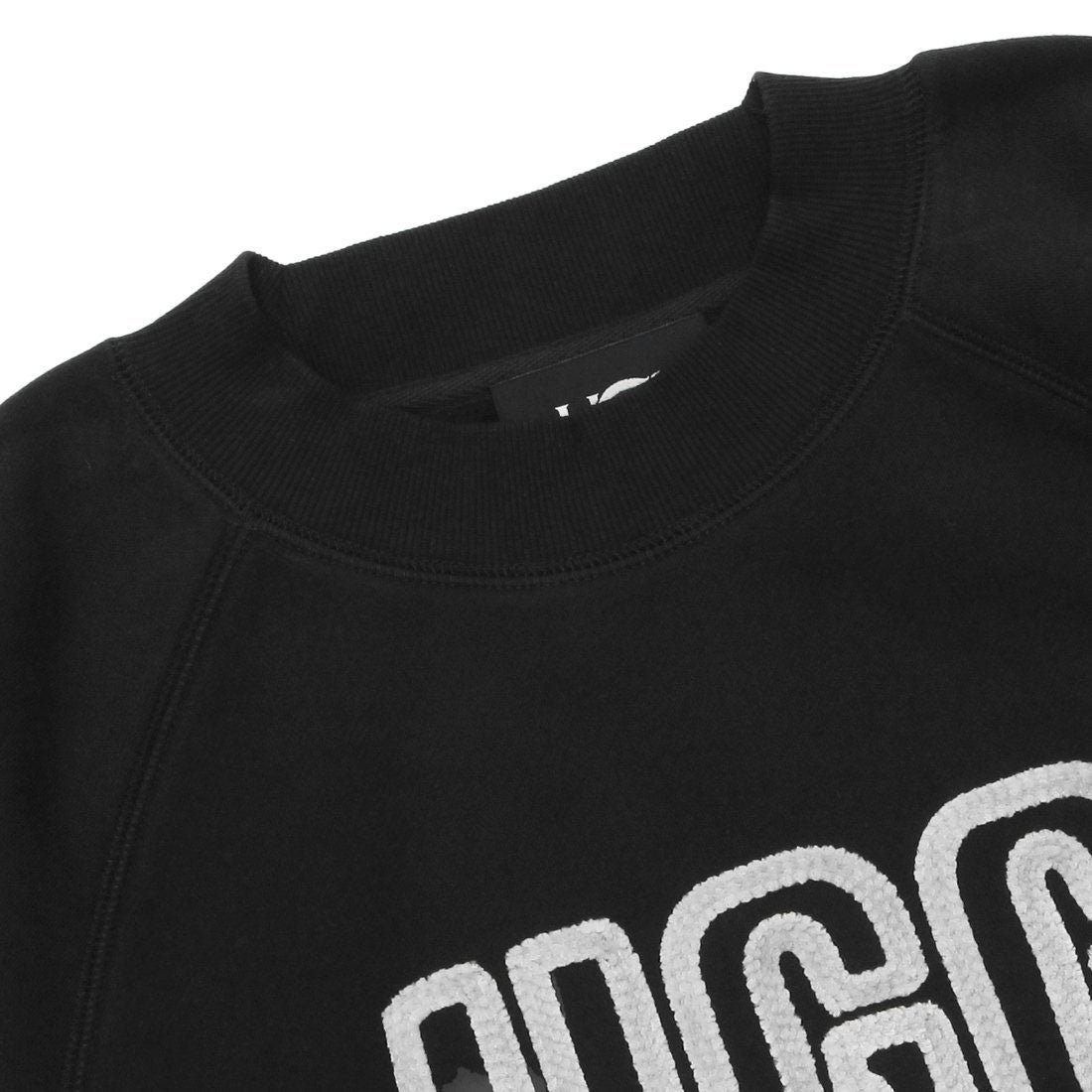 アグ UGG アグ スウェット UGG ロゴ クルーネック スウェット ブラック