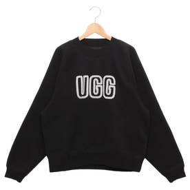 アグ UGG アグ スウェット UGG ロゴ クルーネック スウェット ブラック