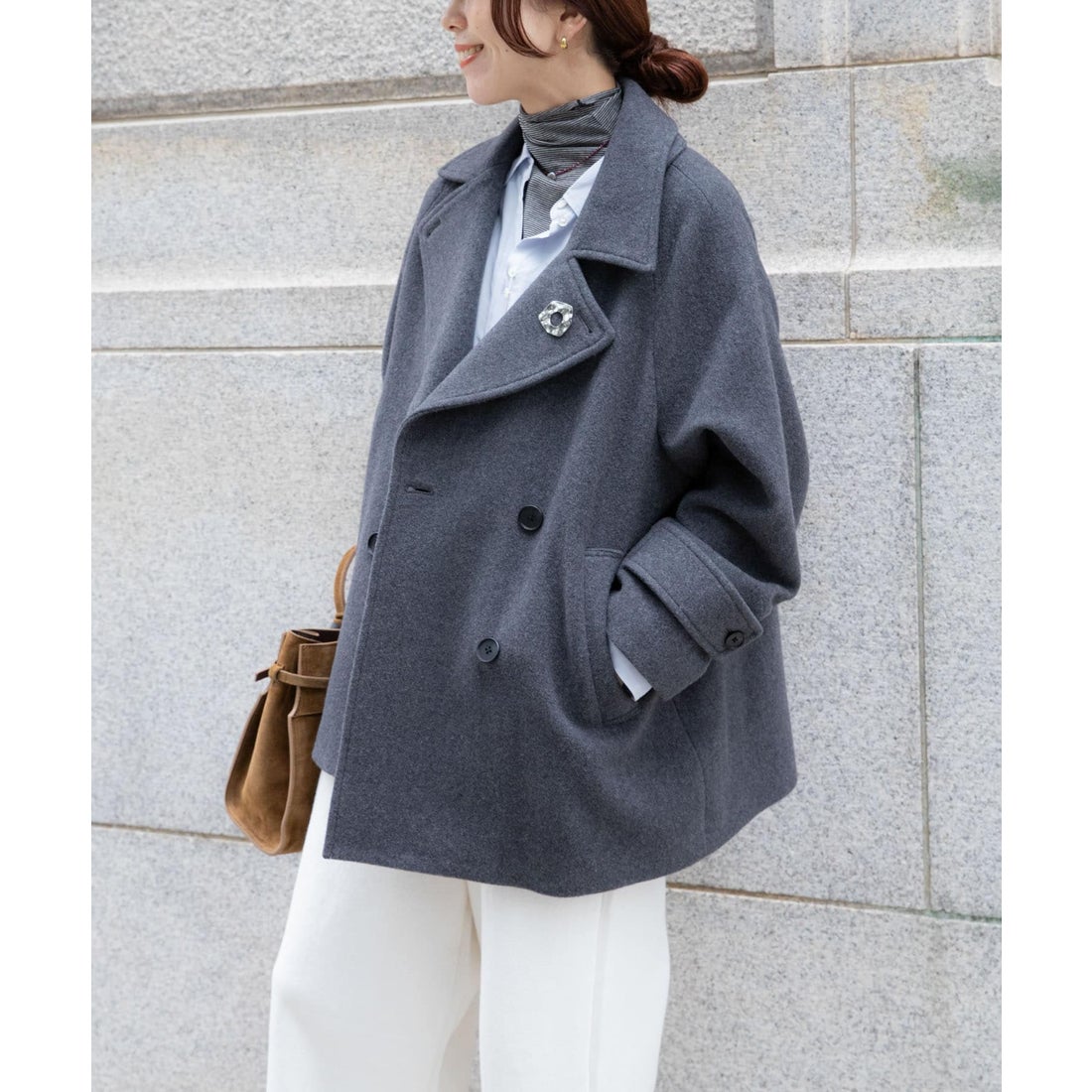 アーバンリサーチ URBAN RESEARCH スーパー100メルトンPコート （オフ