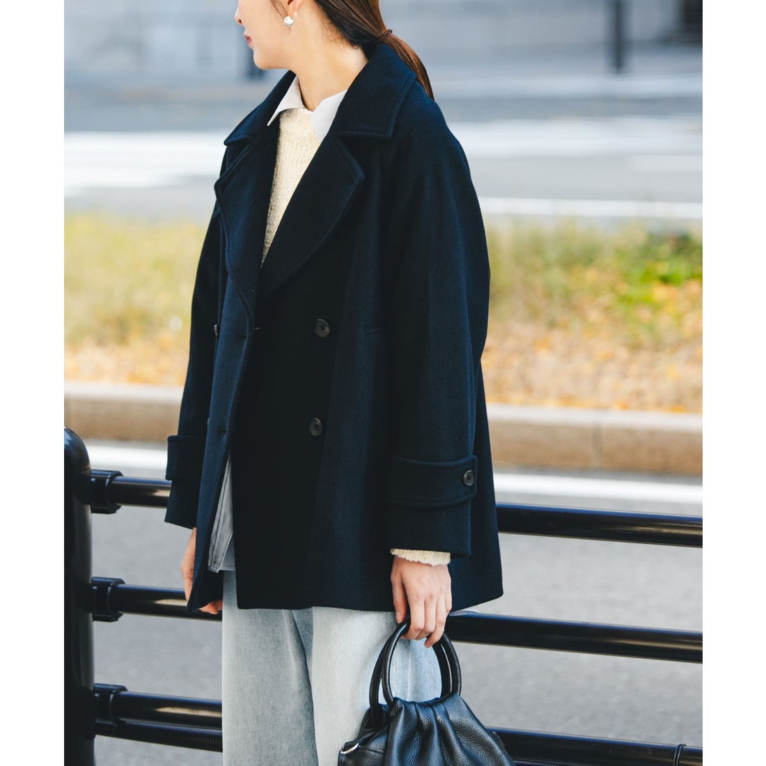 アーバンリサーチ URBAN RESEARCH スーパー100メルトンPコート