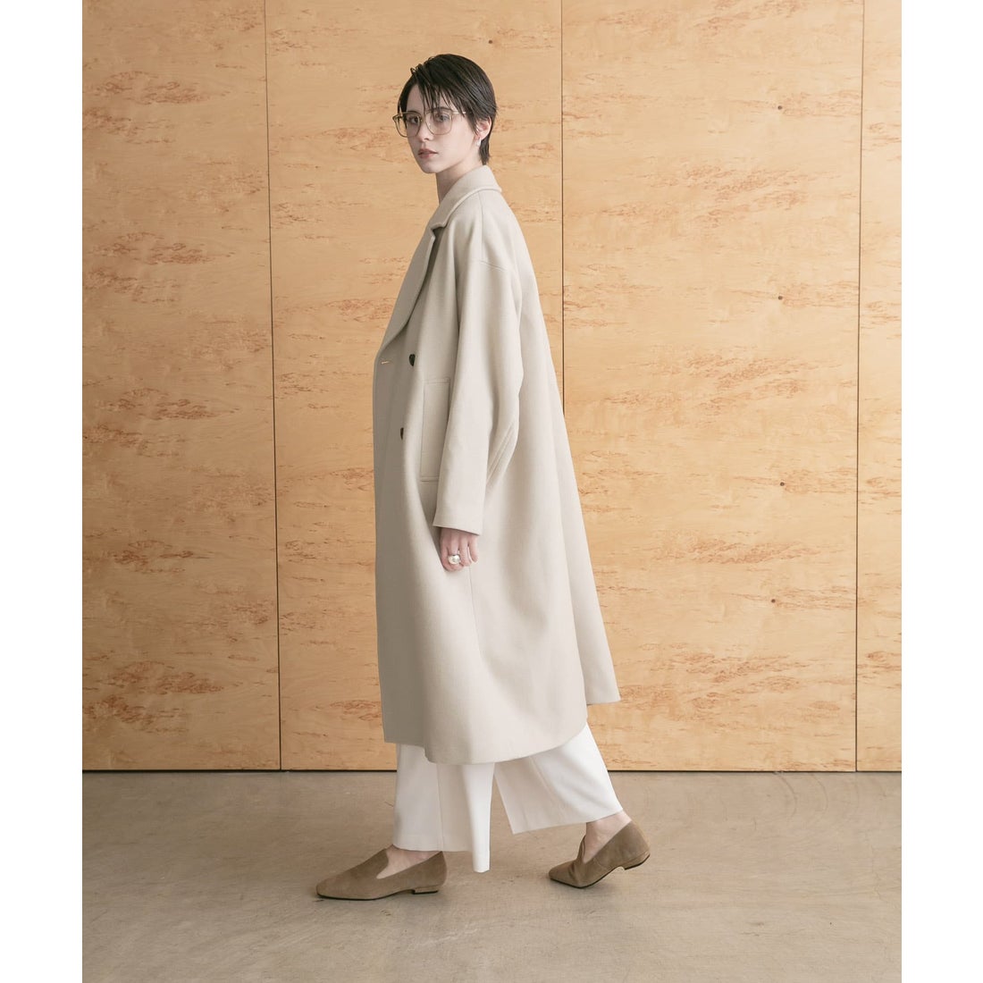 アーバンリサーチ URBAN RESEARCH スーパー140ウールチェスターコート