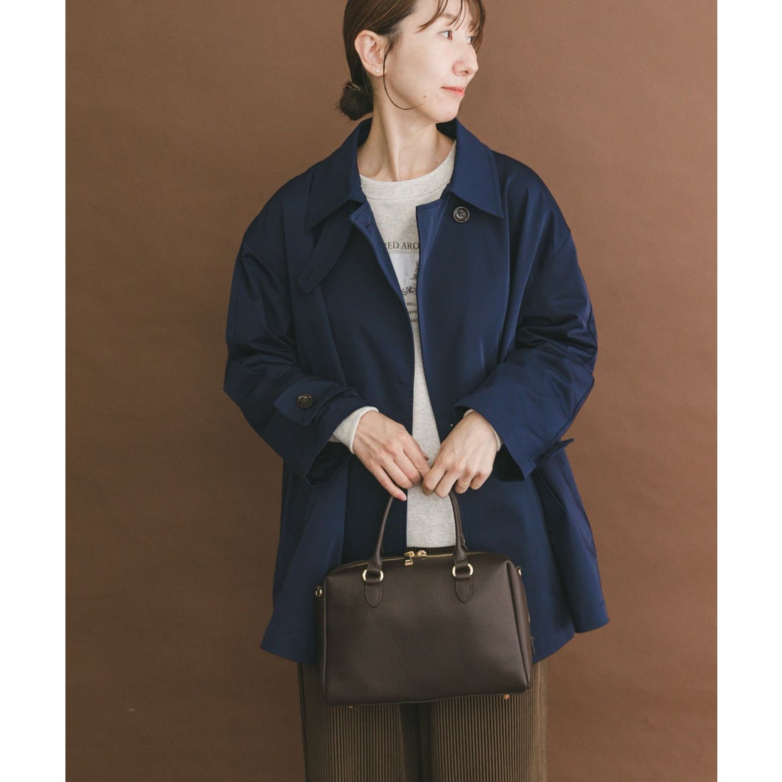 アイテムズ アーバンリサーチ ITEMS URBAN RESEARCH ミドルトレンチ