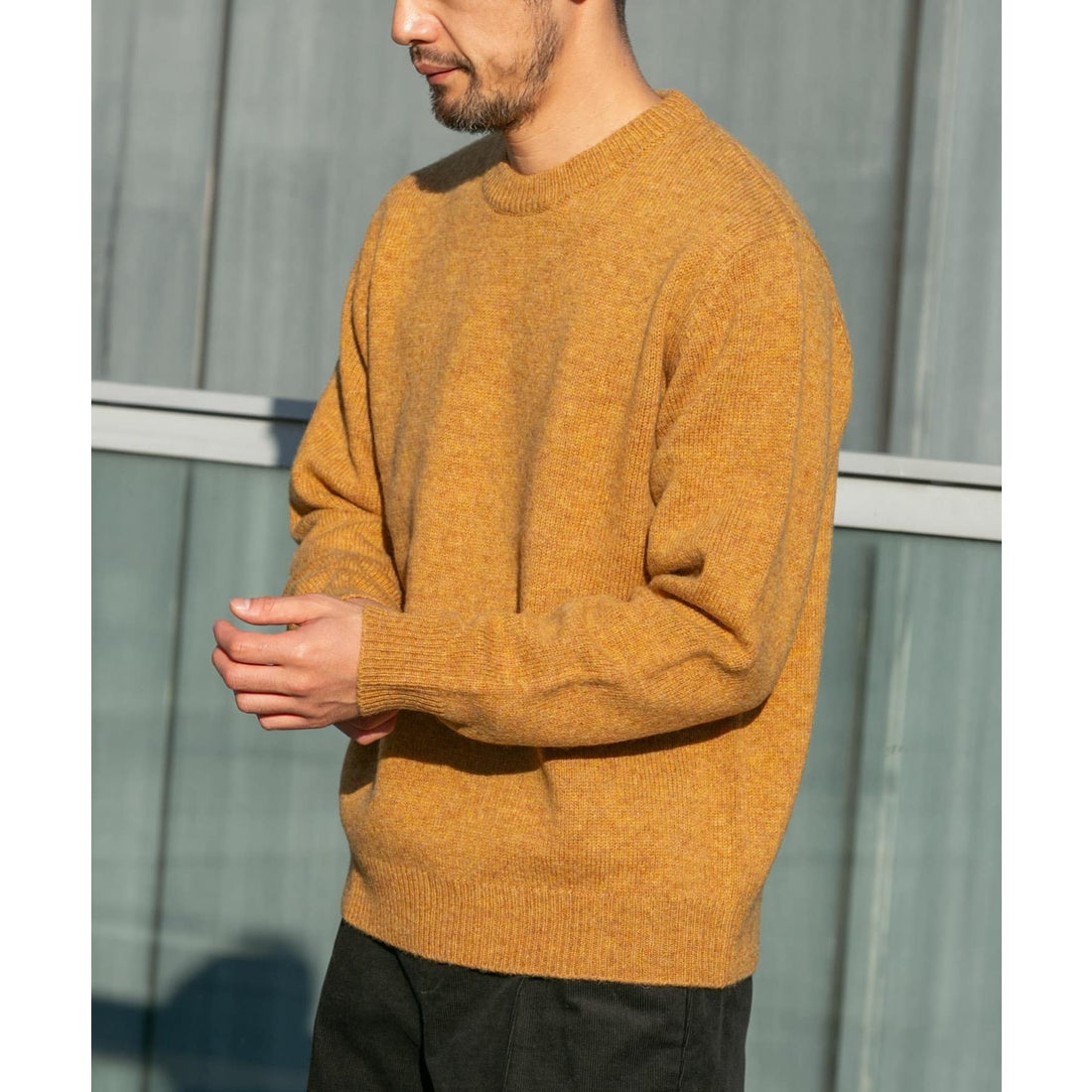 アーバンリサーチ ロッソ URBAN RESEARCH ROSSO シェットランドウール