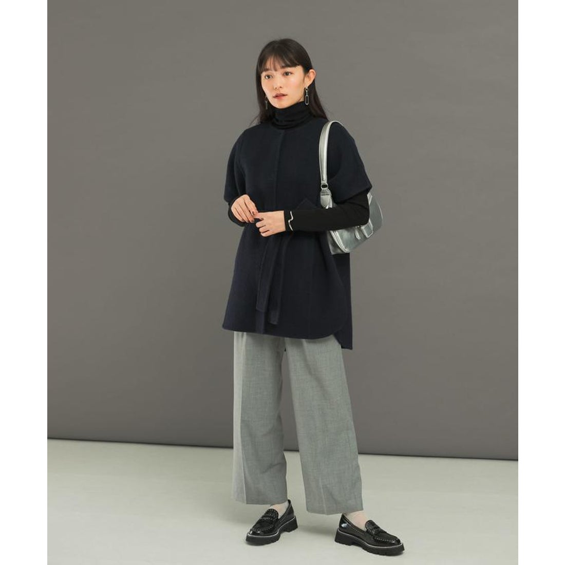 アーバンリサーチ ロッソ URBAN RESEARCH ROSSO ウールカシミヤリバー