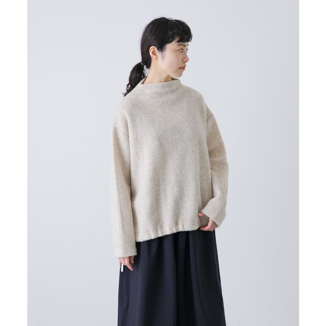 カグレ かぐれ Boa pullover （チャコールグレー） - ファッション通販