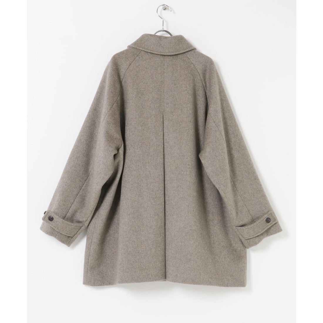 カグレ かぐれ ウールバックタックショートコート （チャコールグレー