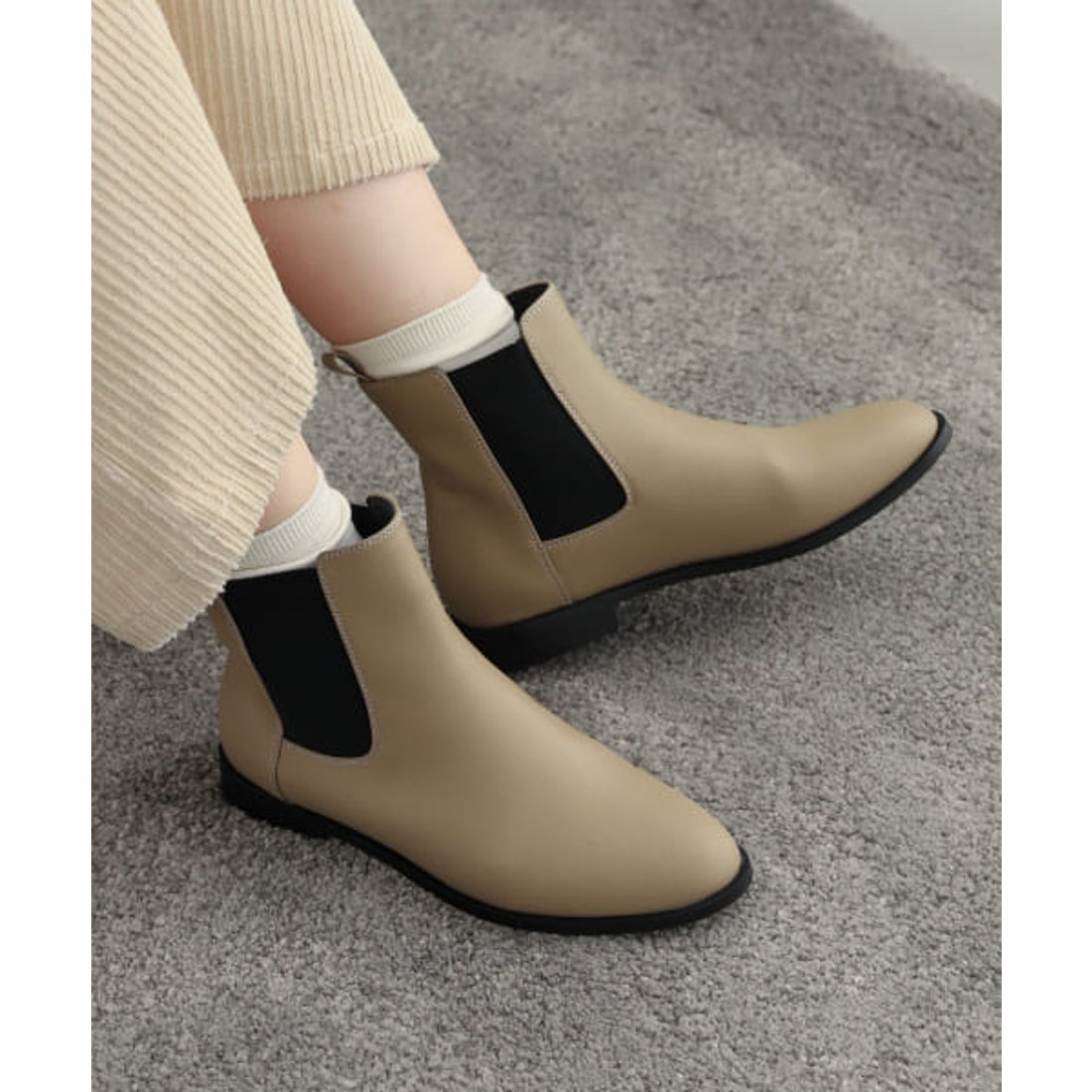 アーバンリサーチ ドアーズ URBAN RESEARCH DOORS レザーサイドゴア