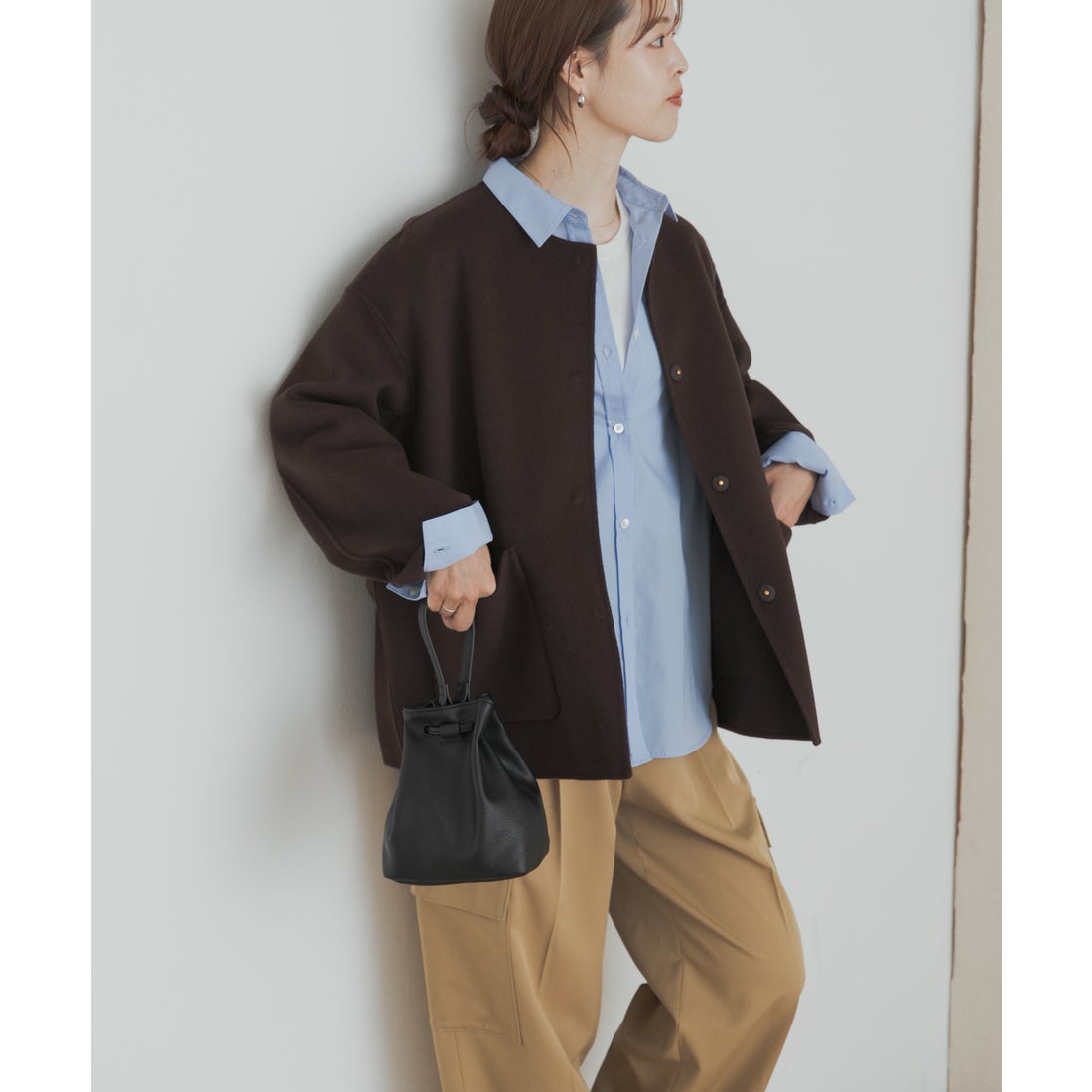 アーバンリサーチ ドアーズ URBAN RESEARCH DOORS ウールリバーノー