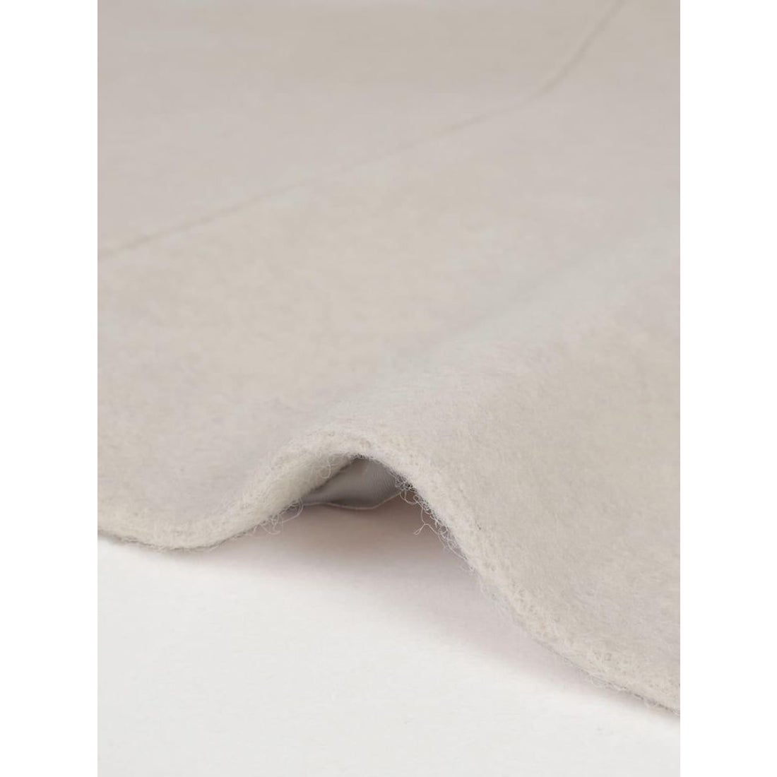 ヴァン Vin Vネックウールブレンドショートコート （杢グレー