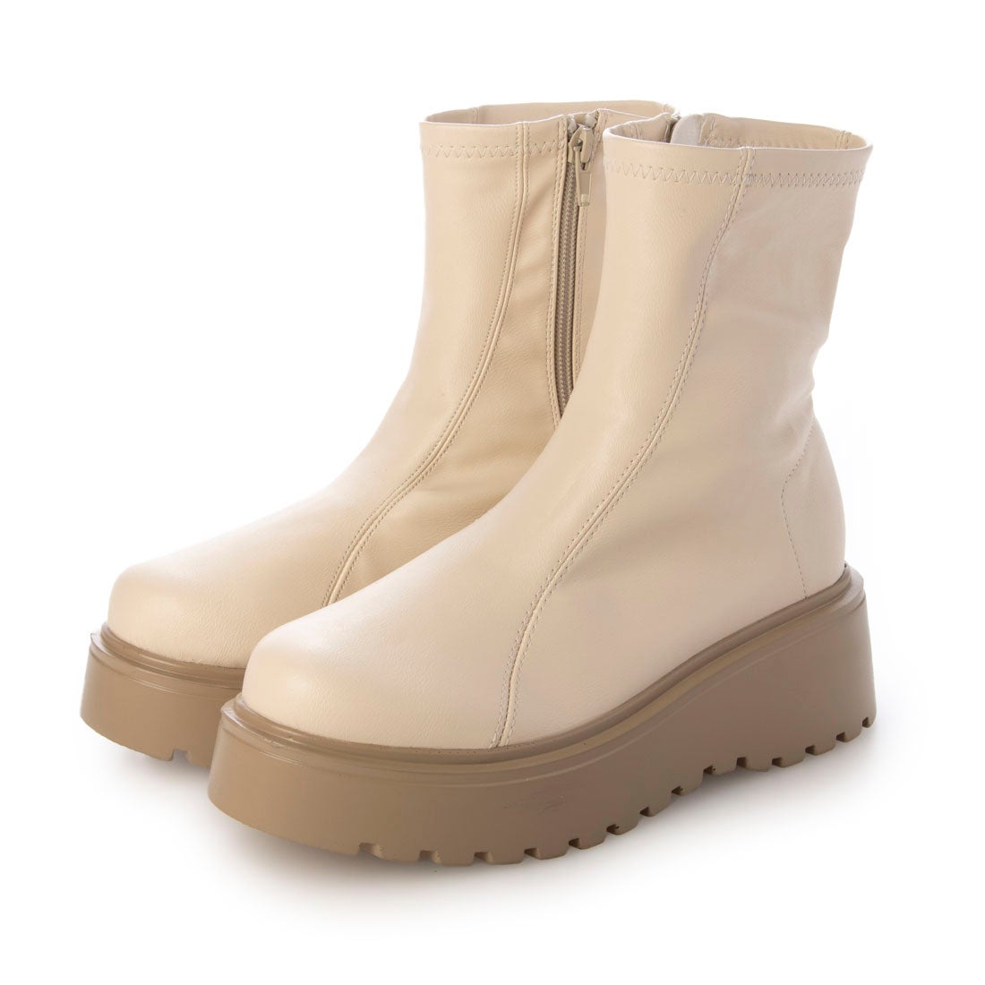 tera×omi コラボ】ヴィヴィアン VIVIAN 厚底ダブルステッチストレッチ