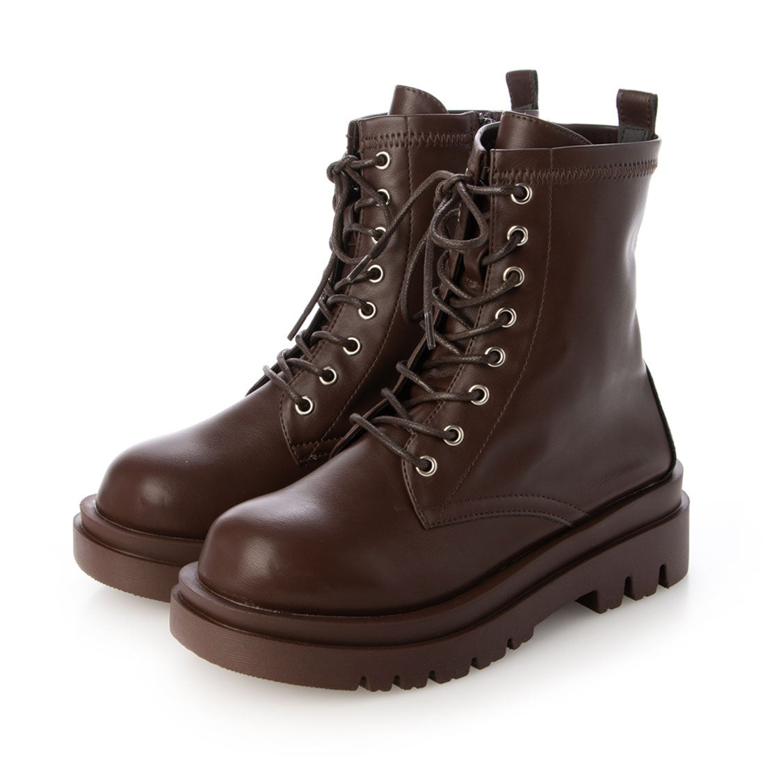 ヴィヴィアン VIVIAN 厚底レースアップストレッチショートブーツ