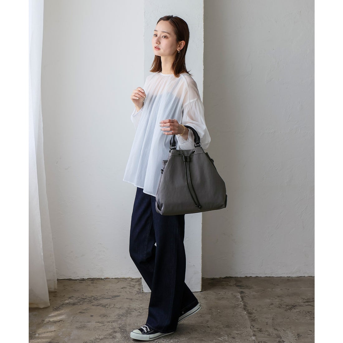 トートランク上位／ヴィータフェリーチェ VitaFelice 巾着2wayナイロン