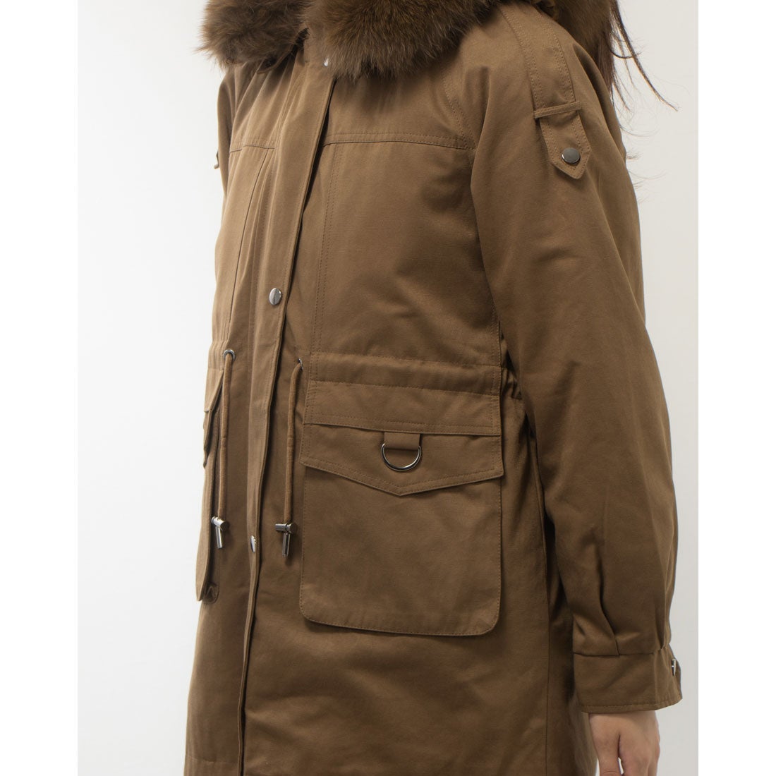 ベスジョーヤ VESGIOIA レッキスライナー付きモッズコートFOX衿