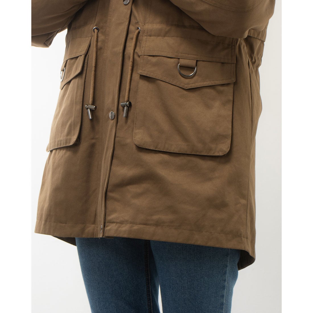 ベスジョーヤ VESGIOIA レッキスライナー付きモッズコートFOX衿