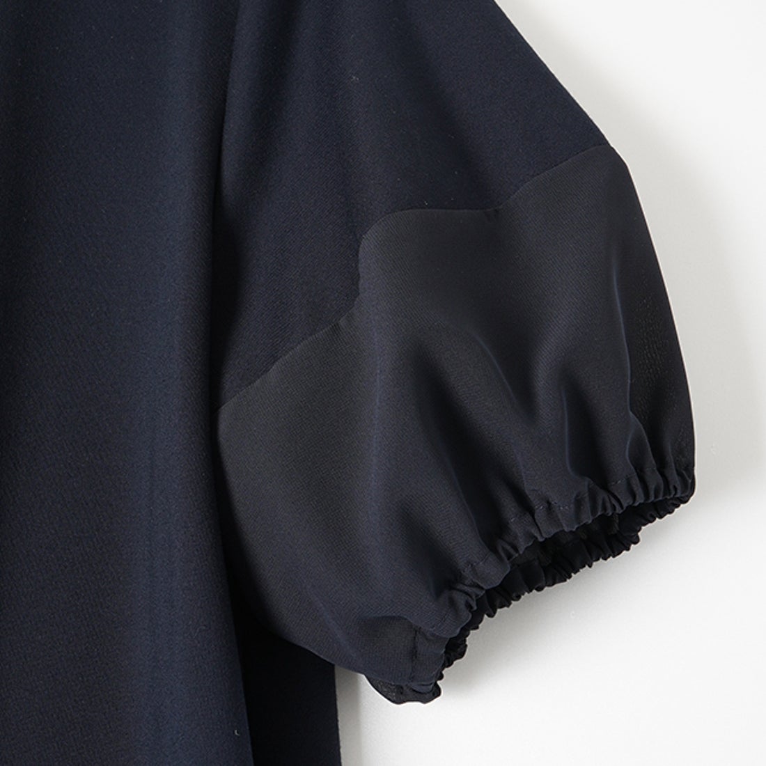 ヴィリーナ VIRINA シアランタンスリーブワンピース （ネイビー