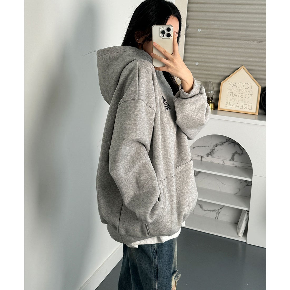 ビビッドレディ VIVIDLADY 裏起毛 フード付き スウェットプルオーバー