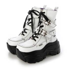 ヨースケ YOSUKE 厚底ベルトスニーカーブーツ 4460083 （ホワイト