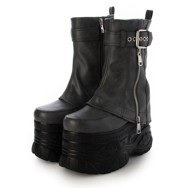 厚底エンジニアブーツ （ブラック） -YOSUKE U・S・A 公式