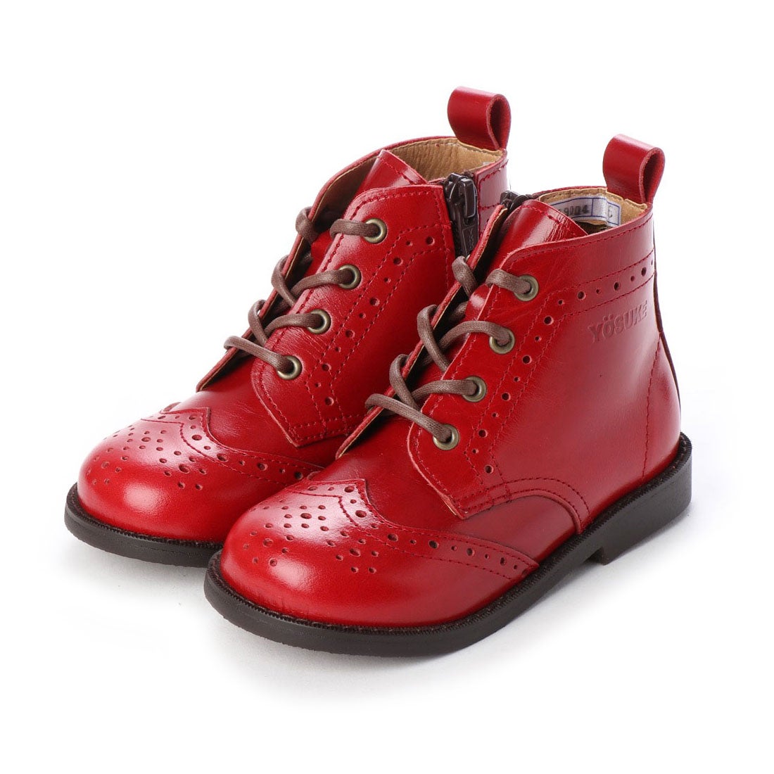 キッズアイテム[直営SHOP限定モデル]本革ブーツ （レッド