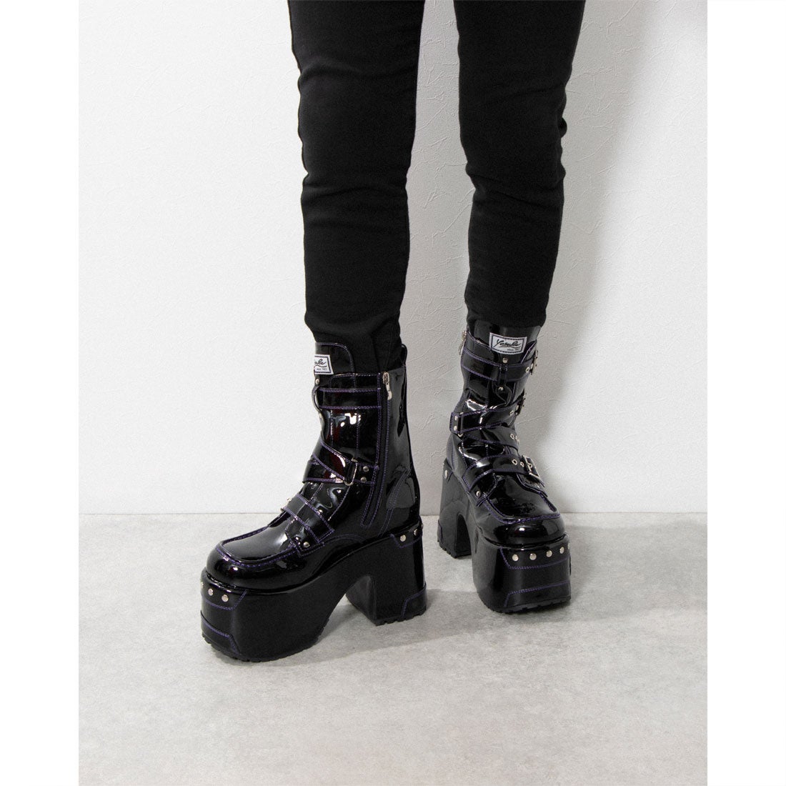 4468017 厚底ブーツ （ブラック） -YOSUKE U・S・A 公式