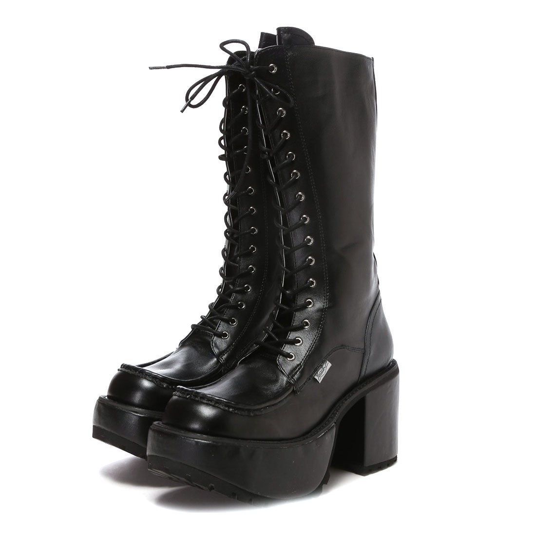 厚底レースアップロングブーツ（BL） -YOSUKE U・S・A 公式