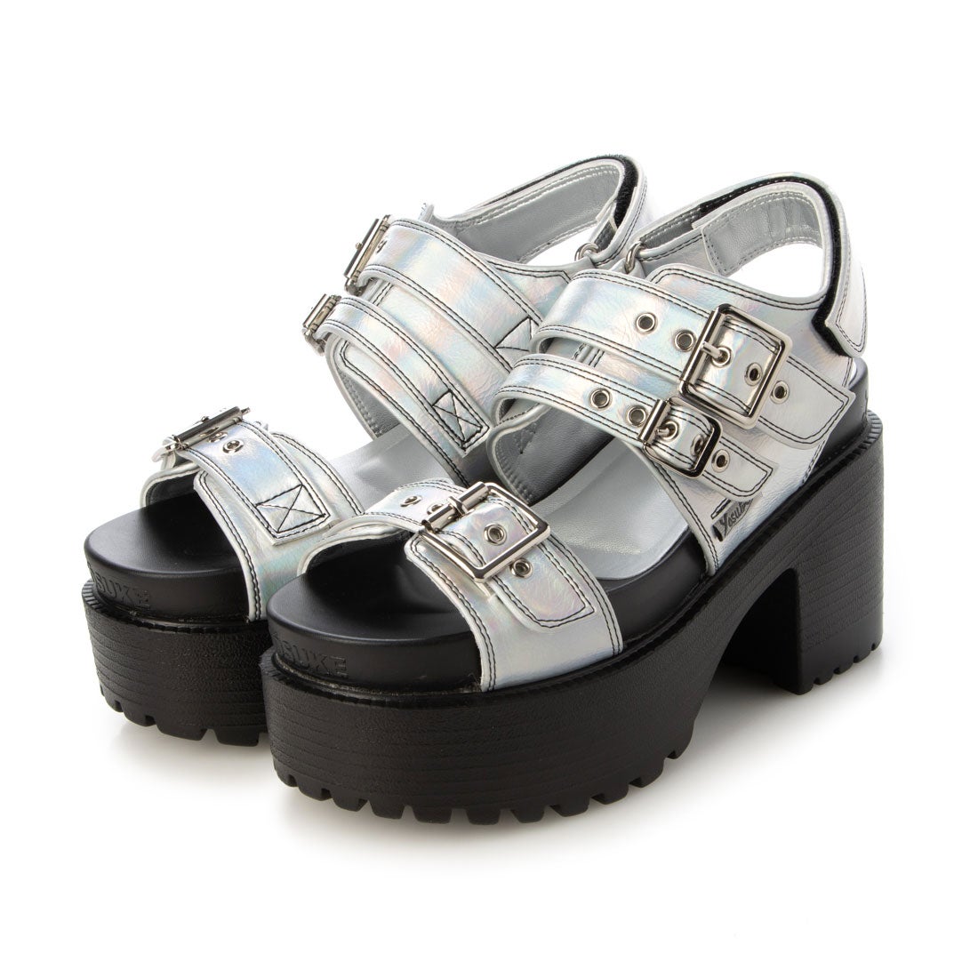 OFOF 厚底サンダル PURE SILVER ミュール OFOF 厚底サンダル PURE