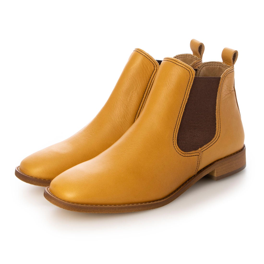 本革サイドゴアブーツ （キャメル） -YOSUKE U・S・A 公式